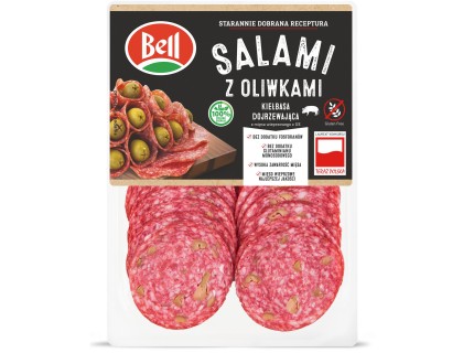 SALAMI Z OLIWKAMI 12x80G