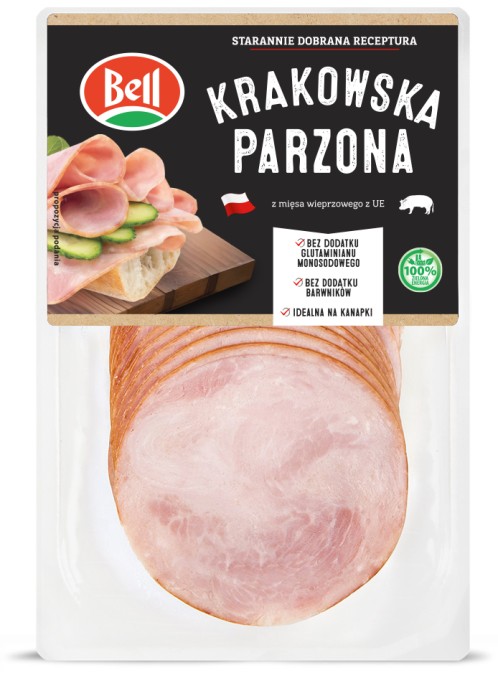 Kiełbasa krakowska parzona 250g