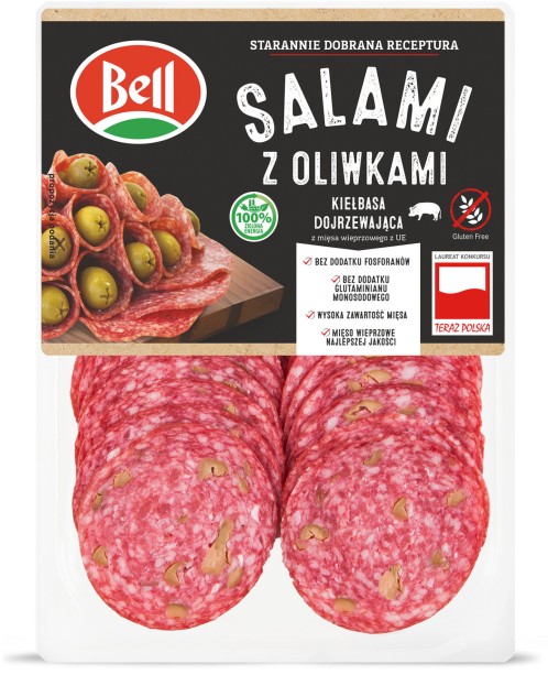 SALAMI Z OLIWKAMI 12x80G