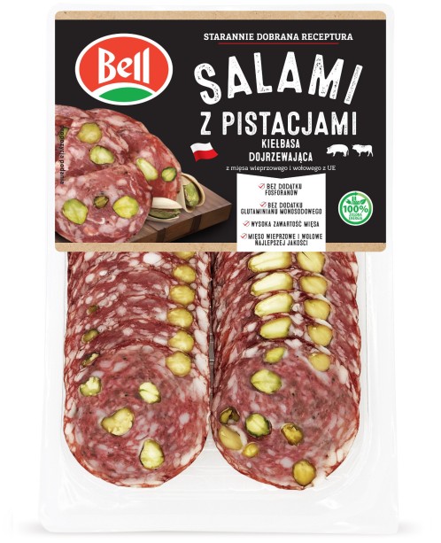 Salami z pistacjami 12x70g