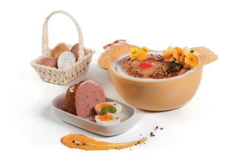 Pasztet świąteczny w kształcie kury