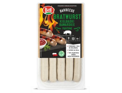 BRATWURST KIEŁBASKI BAWARSKIE 10x350G