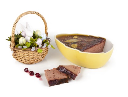 Pasztet świąteczny w kształcie jajka