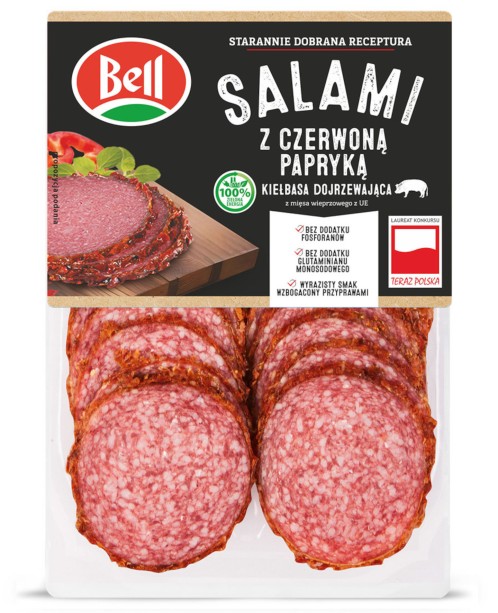 Salami z czerwoną papryką 12x80g