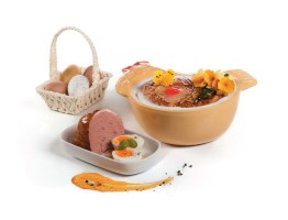 Pasztet świąteczny w kształcie kury