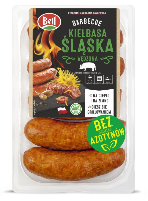 KIEŁBASA ŚLASKA 90% BEZ AZOTYNÓW 16x400 G